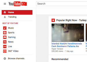 Youtube Türk Bayraklı Logo